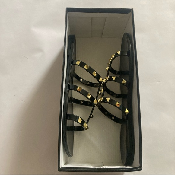 💴Sold💴 
Nicole by Nicole Miller Black Studded Sandals - Picture 3 of 10